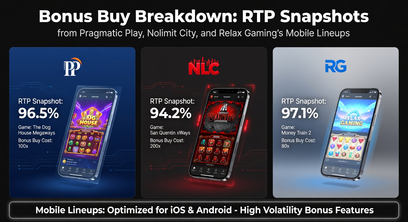 Vibrant mobile slot screen showing Pragmatic Play bonus buy option with glowing RTP indicators and cascading reels
