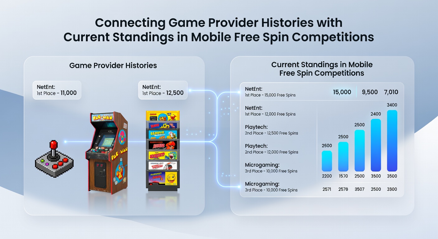 Chart comparing provider historical milestones with 2026 mobile free spin competition standings and activation metrics