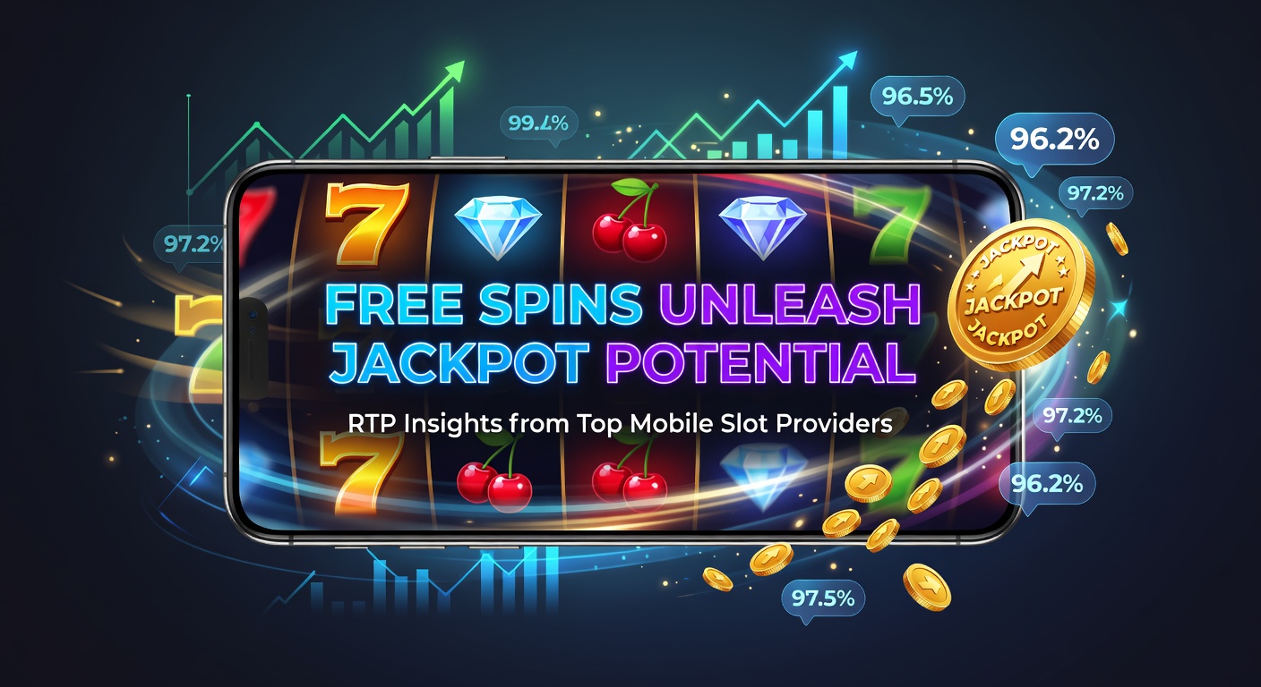 Vibrant mobile slot screen showing free spins activation with jackpot symbols cascading into view