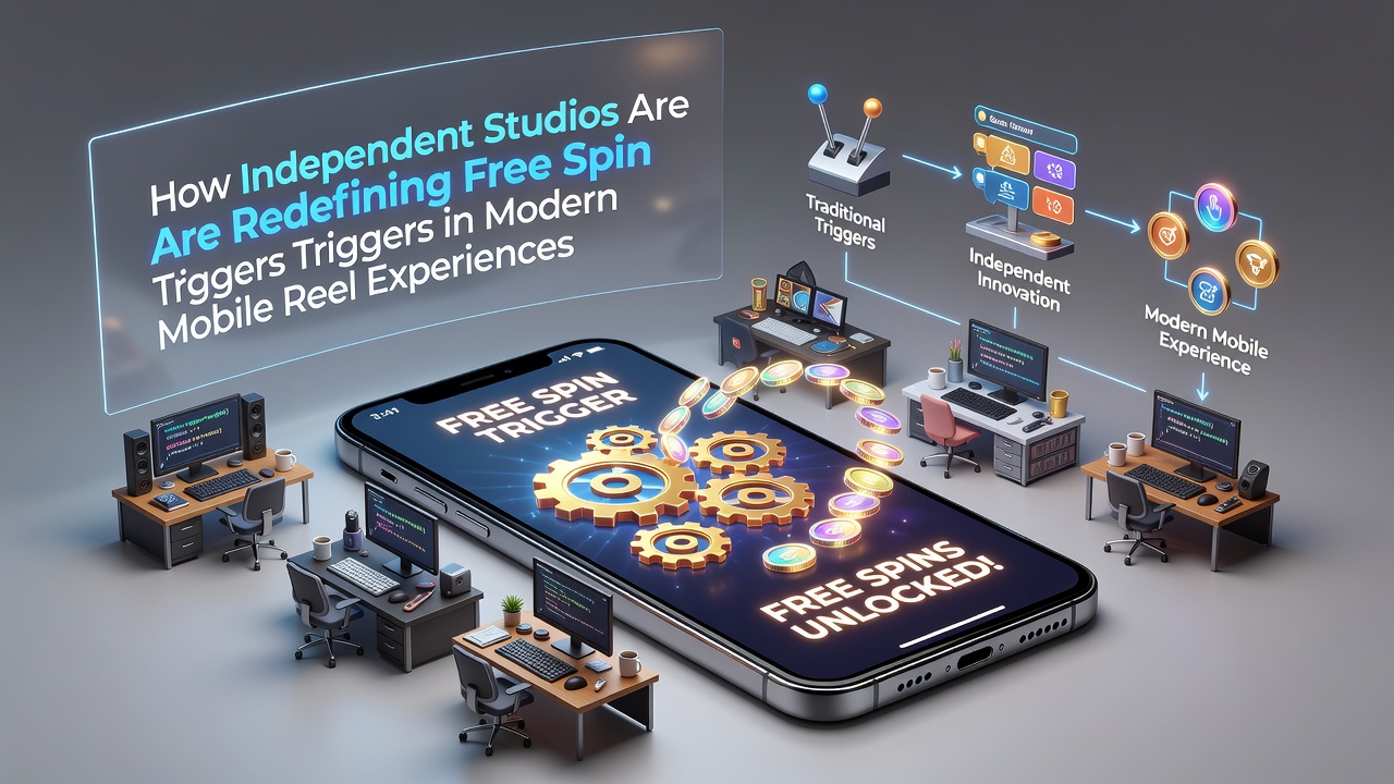 Independent studio developers collaborating on mobile slot interface designs with reel mechanics