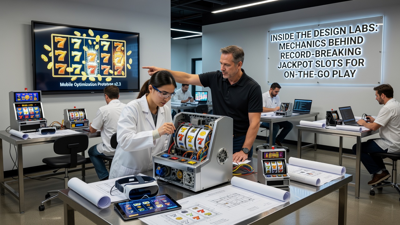 Close-up of mobile device displaying a jackpot slot interface with bonus round active