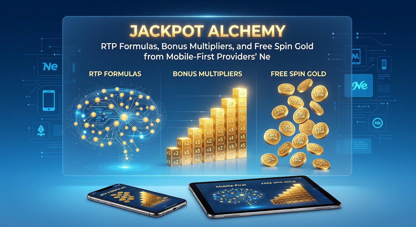 Close-up of a mobile slot bonus round with cascading free spins, glowing multipliers stacking up, and a jackpot meter filling rapidly against a mystical alchemy backdrop