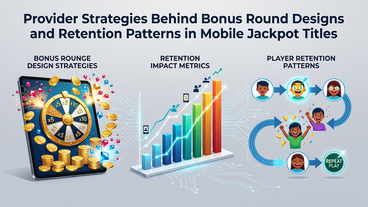 Mobile jackpot slot interface showing layered bonus round options and multiplier displays on a smartphone screen