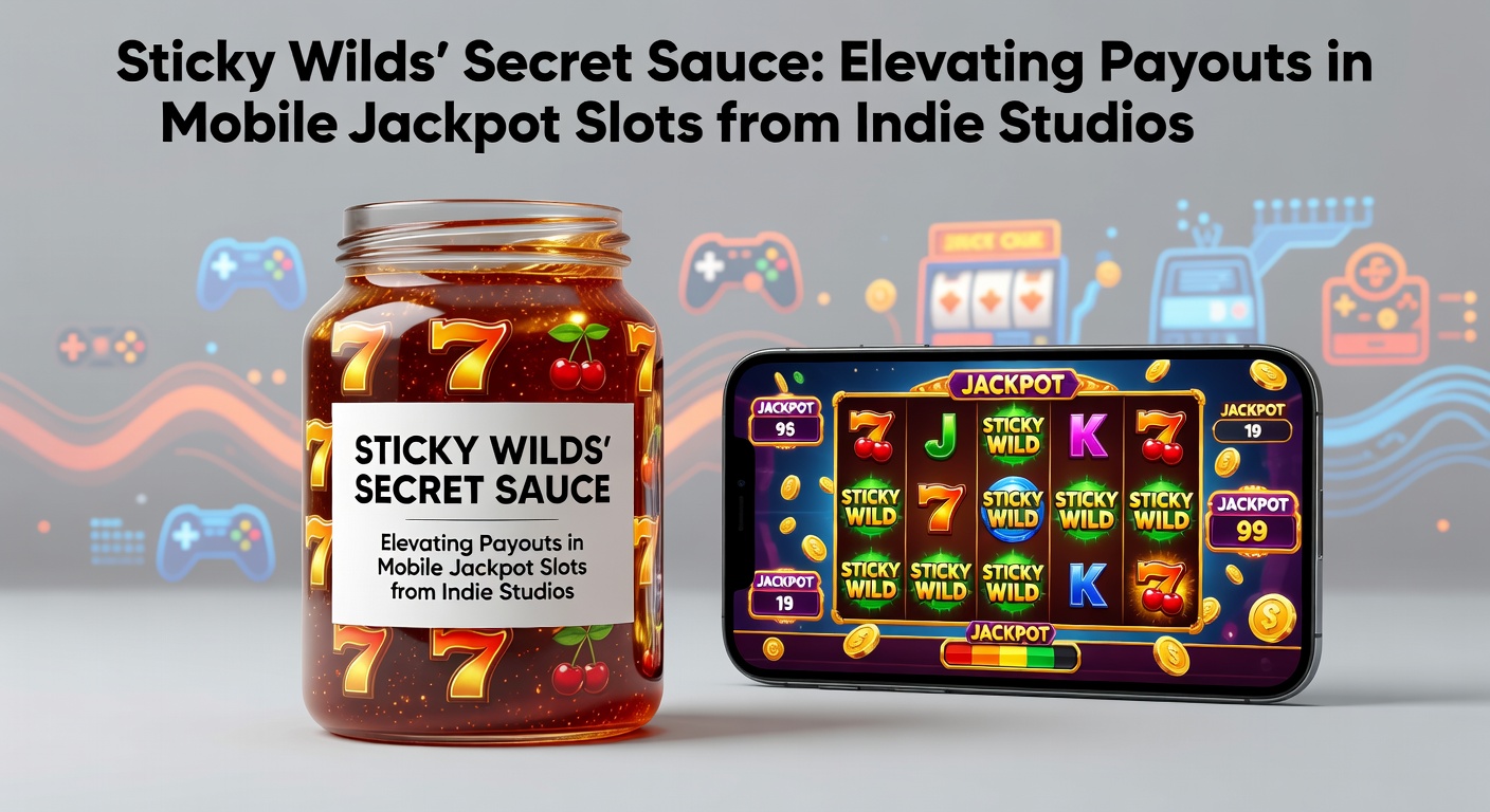 Vibrant mobile slot screen showing sticky wild symbols locking in place amid cascading wins and jackpot meters climbing
